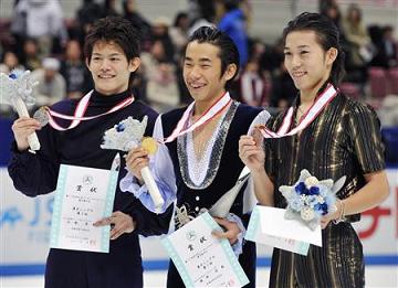 第77回全日本フィギュアスケート選手権の表彰式