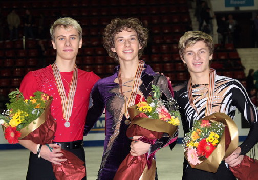 2009年世界ジュニアフィギュアスケート選手権の表彰式
