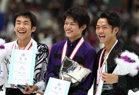 第79回全日本フィギュアスケート選手権の表彰式