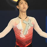 羽生結弦2013-2014シーズンでのノートルダム・ド・パリ（エキシビジョン）衣装の写真