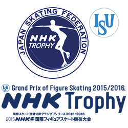 2015NHK杯国際フィギュアスケート競技大会のロゴ logo