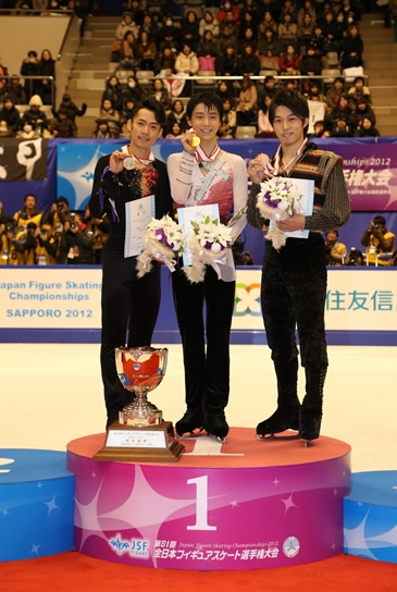 2012年全日本フィギュアスケート選手権で羽生結弦くんが初優勝