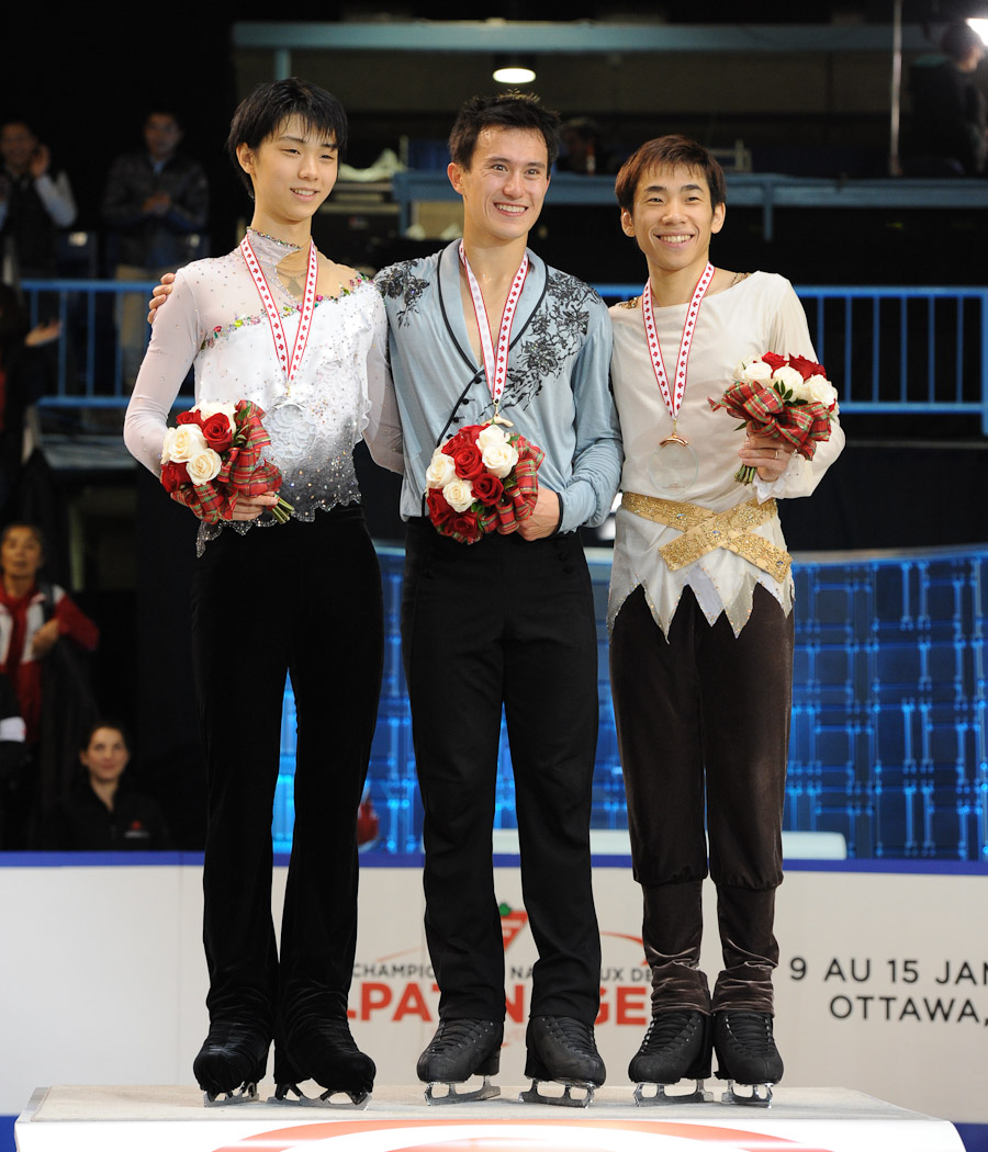 2013年スケートカナダ　羽生結弦の表彰台